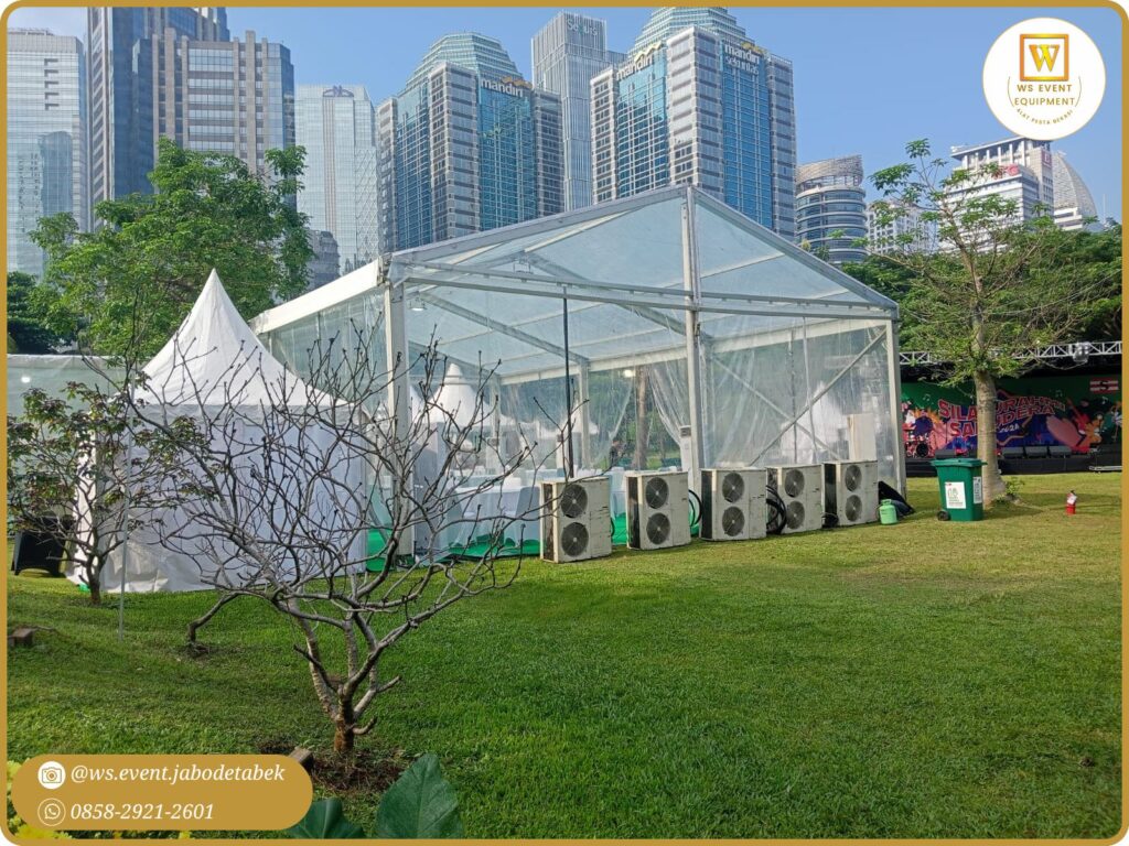 Harga Sewa Tenda Roder Transparan Area Jakarta