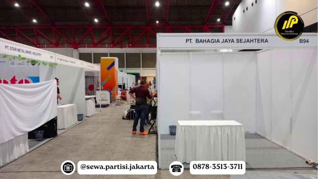 SEWA BOOTH PARTISI JABODETABEK SIAP PASANG